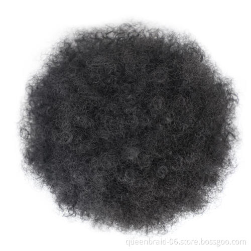 Afro Puff Drawstring Ponytail Kinky Curly Afro Clip on Updo Chignon Bun Hair Piece Extensions for African American Women